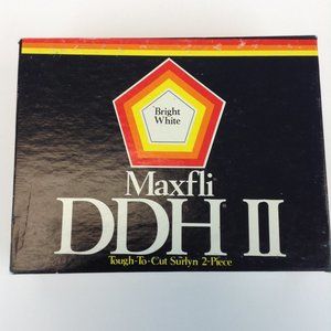 Dunlop Maxfli DDH II Tough To Cut Surlyn Bright White Box of 12 Golf Balls
